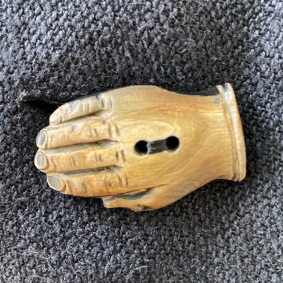 NWOT hemp linen made in USA silk carved buttons coat lightweight laggin look - Picture 10 of 14